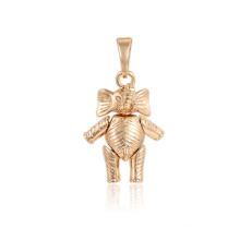 33700 Nueva llegada de moda mujer joyas estilo animal elefante diseños 18k color dorado colgante